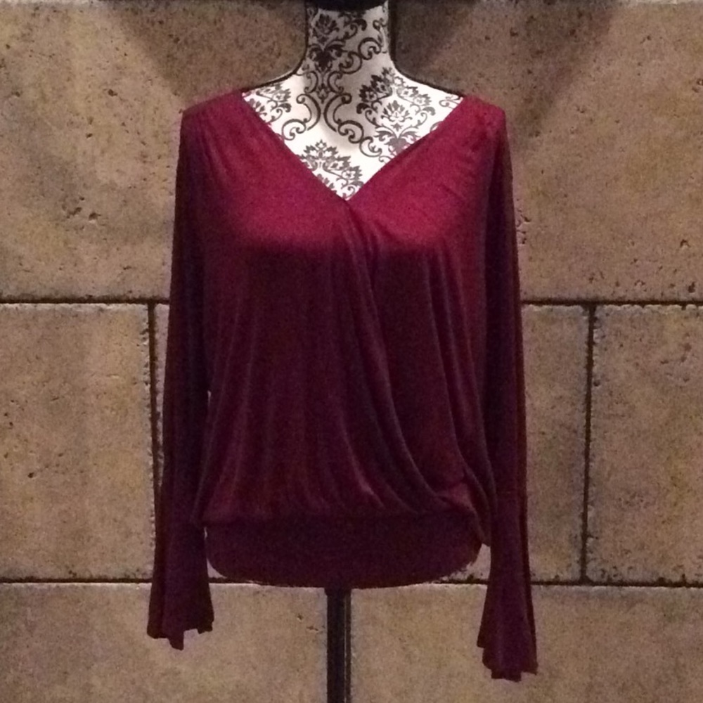 Stunning top with bell sleeve